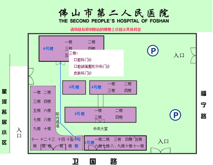 佛山市二口腔导诊图